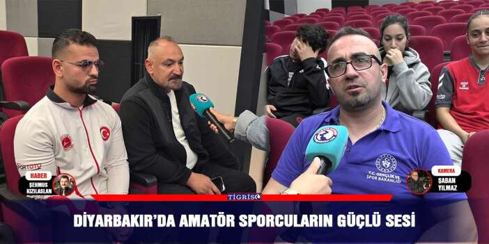 Diyarbakır’da amatör sporcuların güçlü sesi