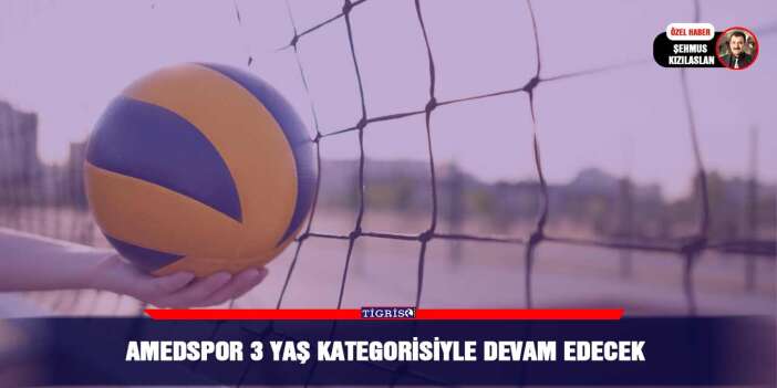Amedspor 3 yaş kategorisiyle devam edecek