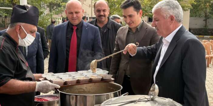Çermik’te aşure etkinliğinde iki sevinç bir arada!
