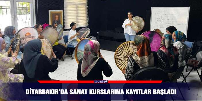 Diyarbakır’da sanat kurslarına kayıtlar başladı