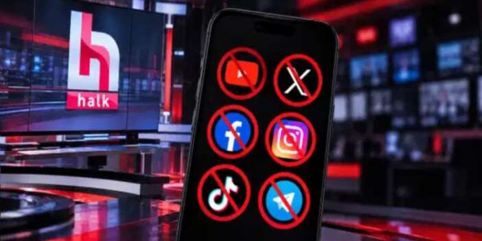 Halk TV'nin sosyal medya hesaplarına erişim engeli