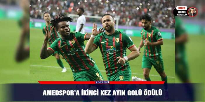 Amedspor’a ikinci kez ayın golü ödülü