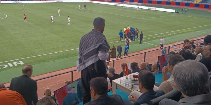 Mardinspor maçında mırra ikram edildi