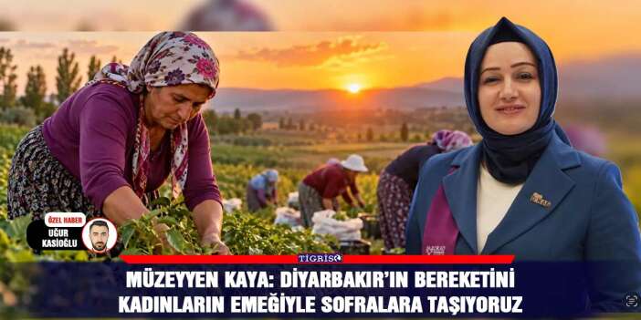 Müzeyyen Kaya: Diyarbakır’ın bereketini kadınların emeğiyle sofralara taşıyoruz