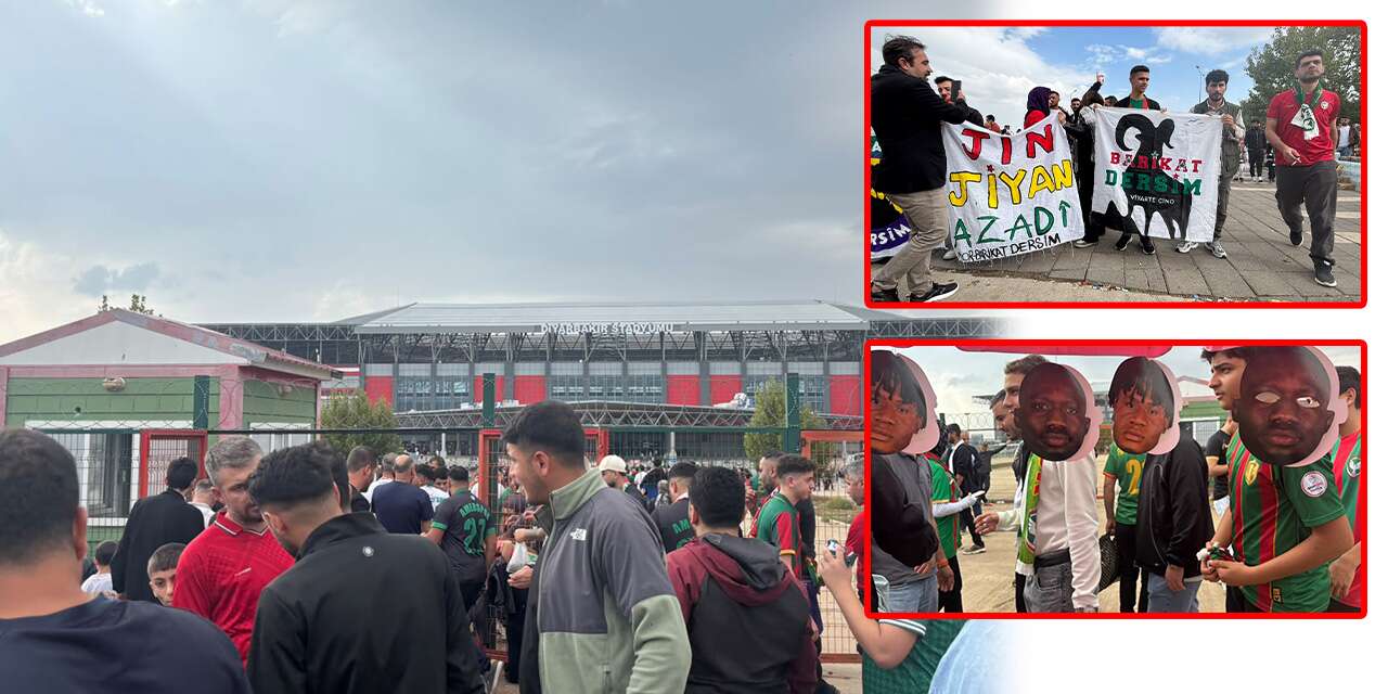 Amedspor taraftarı maça hazır
