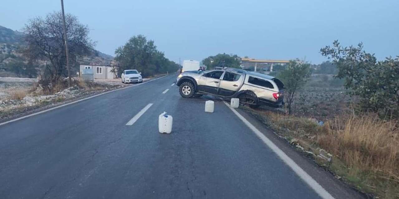 Diyarbakır’da yağış kazaya neden oldu