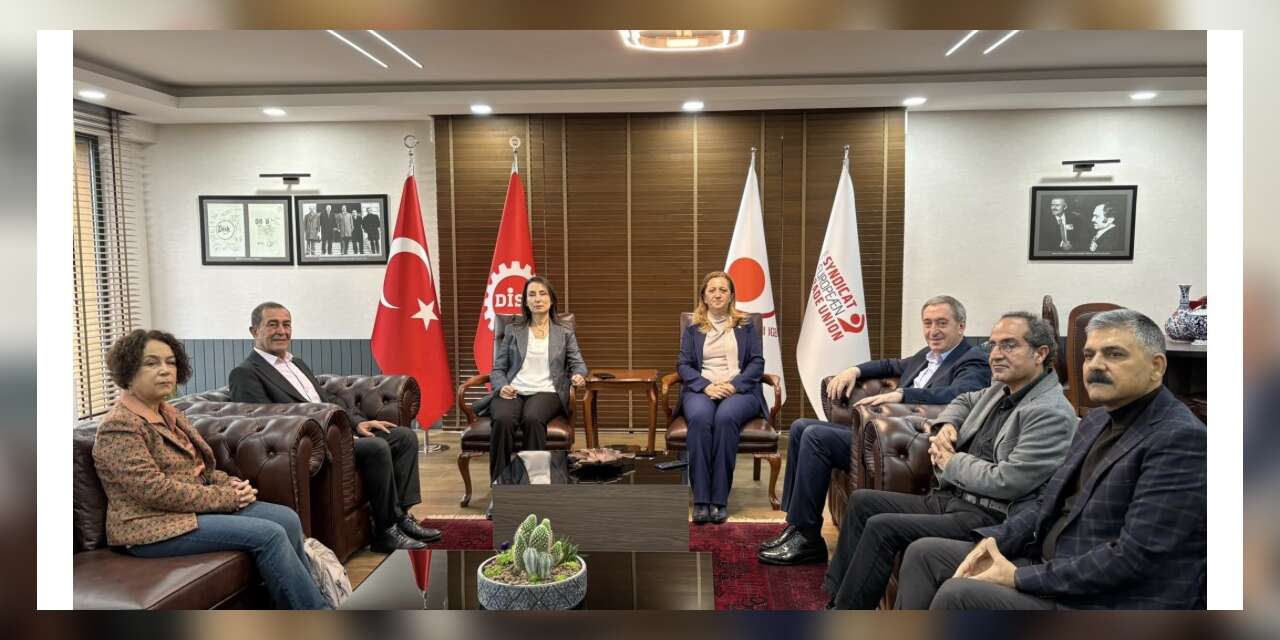 DEM Parti’den DİSK Genel Merkezi’ne ziyaret