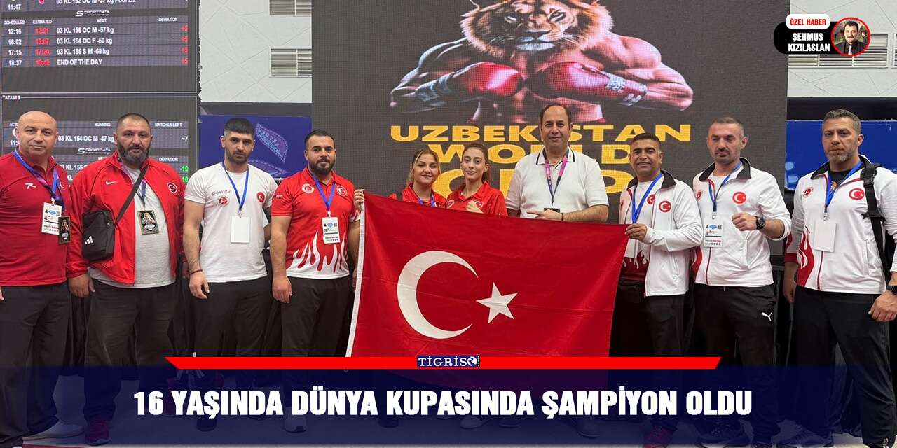 16 yaşında Dünya Kupasında şampiyon oldu
