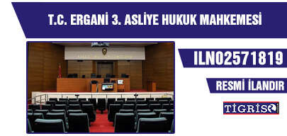 T.C. ERGANİ 3. ASLİYE HUKUK MAHKEMESİ