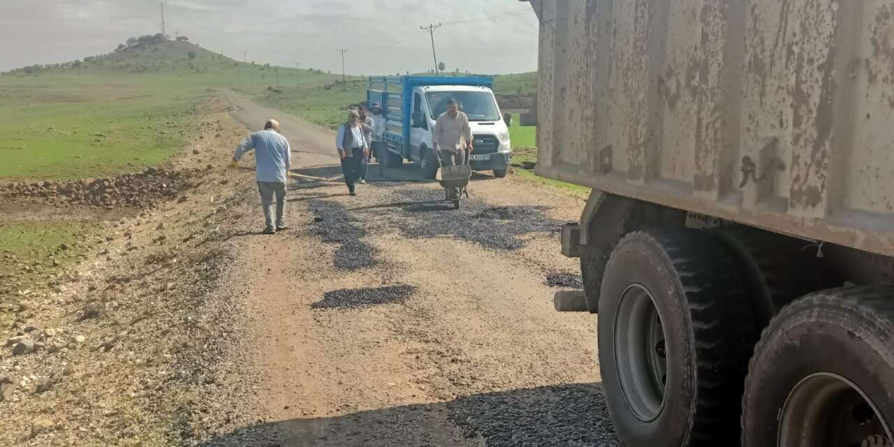 Diyarbakır’da mahalleli kendi yolunu kendi yaptı!