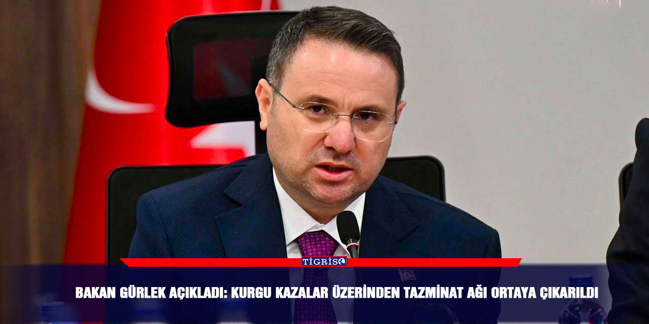 Bakan Gürlek açıkladı: Kurgu kazalar üzerinden tazminat ağı ortaya çıkarıldı
