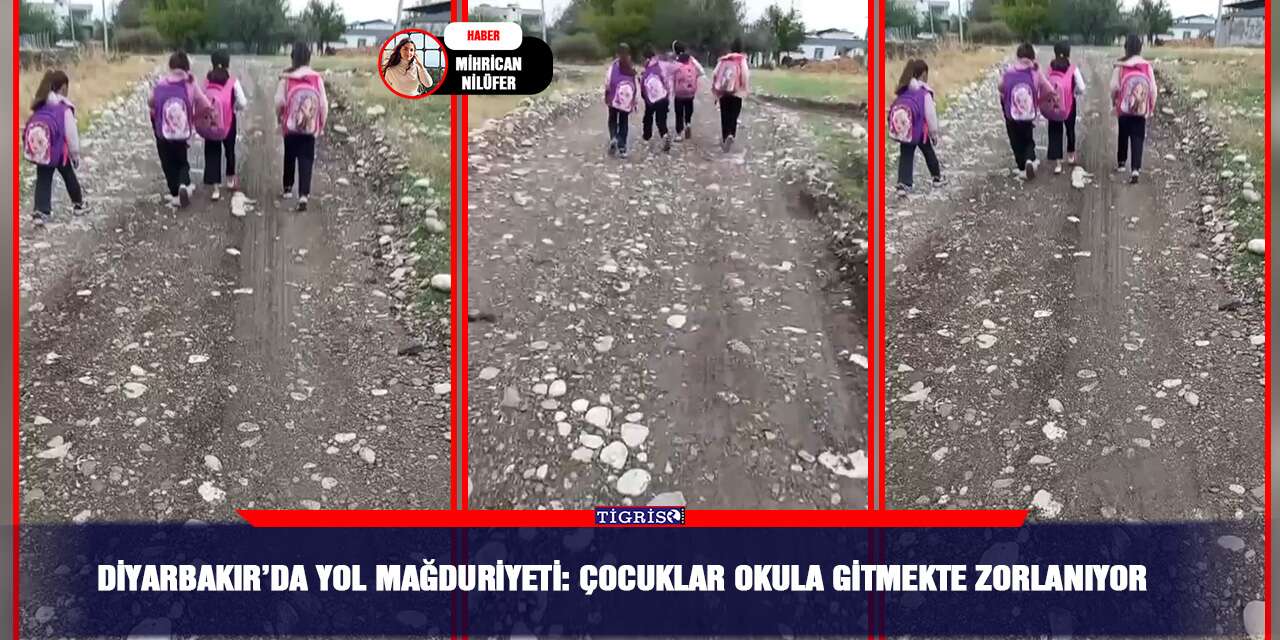 Diyarbakır’da yol mağduriyeti: Çocuklar okula gitmekte zorlanıyor