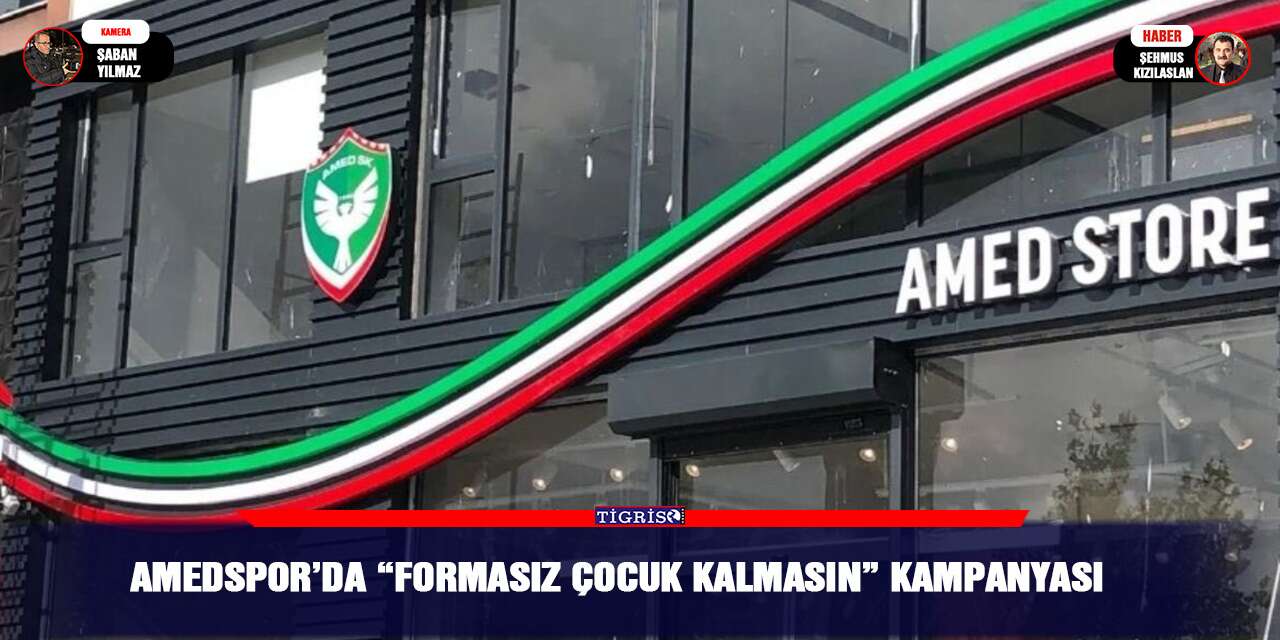 Amedspor’da “Formasız çocuk kalmasın” kampanyası