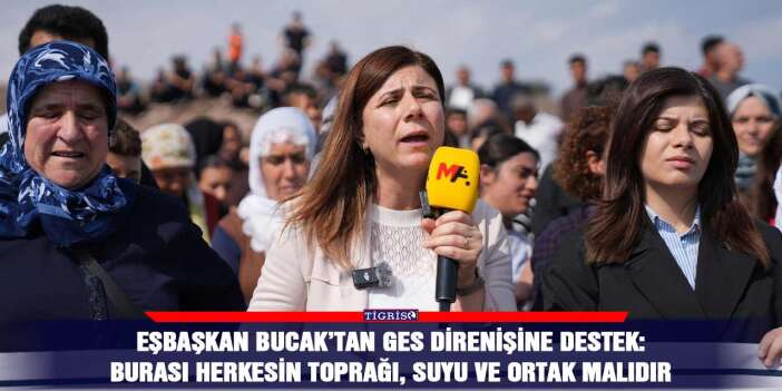 Eşbaşkan Bucak’tan GES direnişine destek