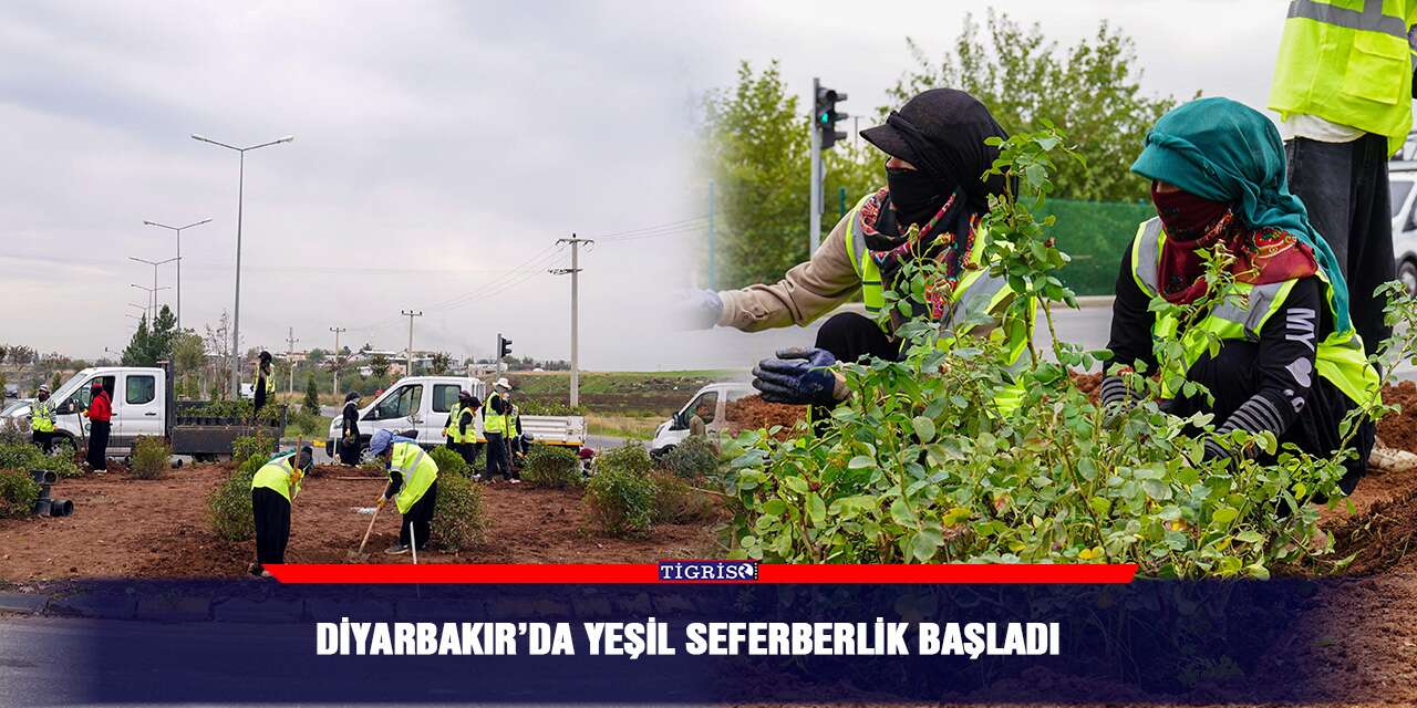 Diyarbakır’da yeşil seferberlik başladı