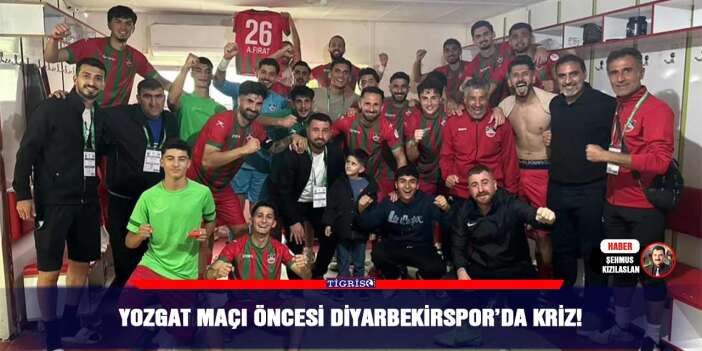 Yozgat maçı öncesi Diyarbekirspor’da kriz!