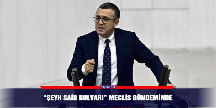 “Şeyh Said Bulvarı” Meclis gündeminde