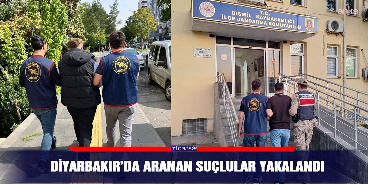Diyarbakır’da aranan suçlular yakalandı