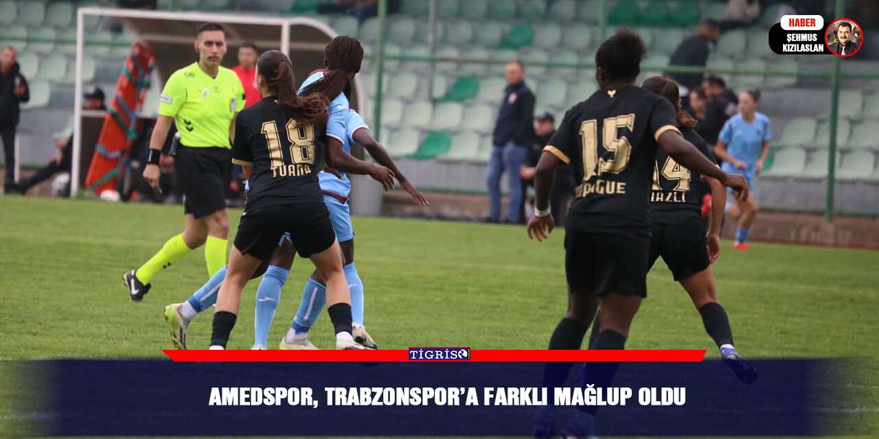 Amedspor, Trabzonspor’a farklı mağlup oldu