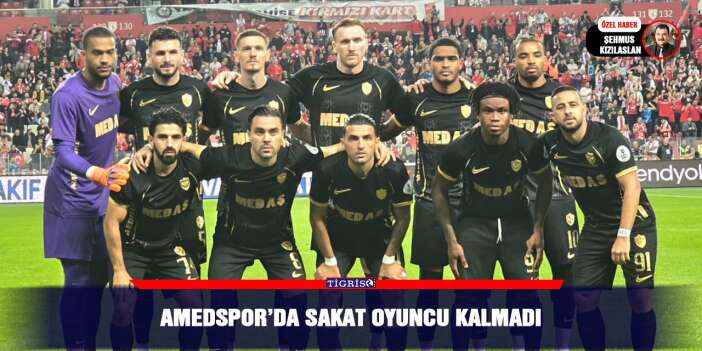 Amedspor’da sakat oyuncu kalmadı