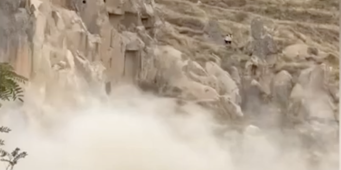 Göreme’de facia! Peribacalarından kopan kayalar 2 can aldı