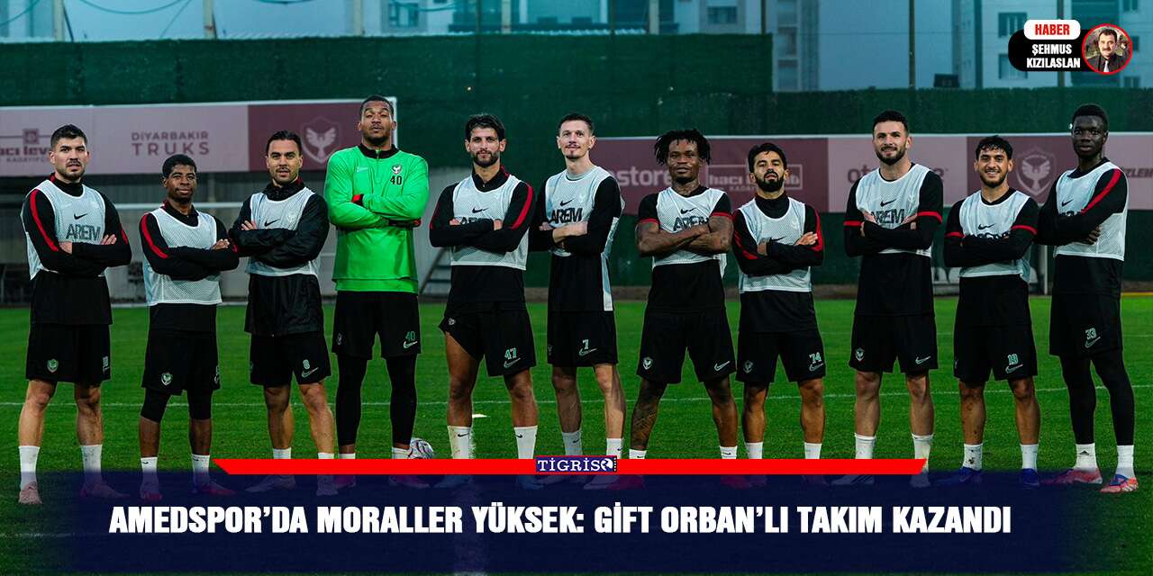 Amedspor’da moraller yüksek: Gift Orban’lı takım kazandı