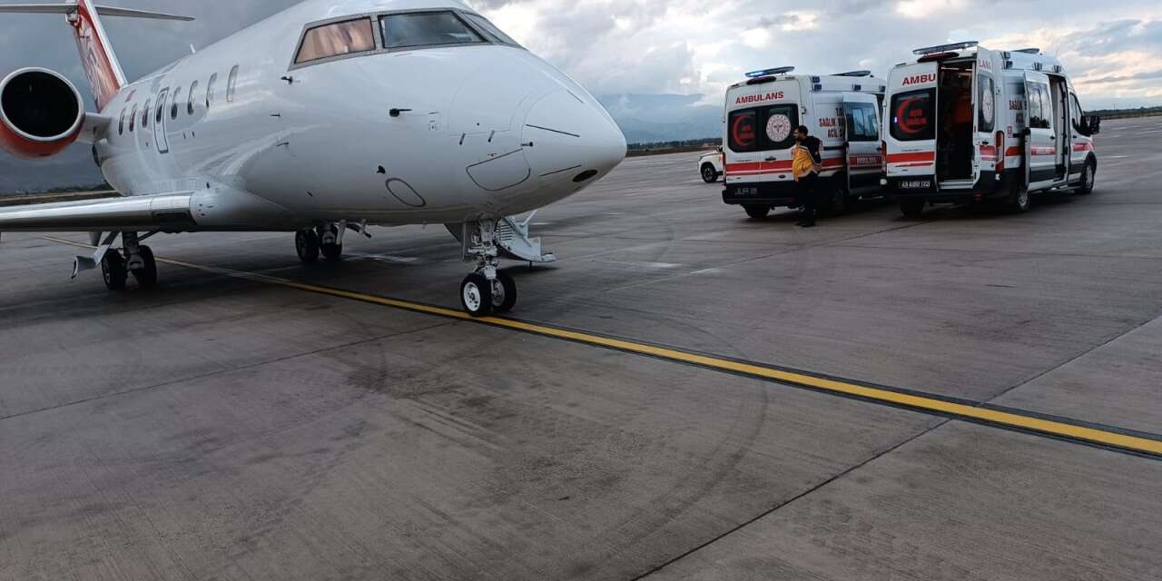 Uçak ambulans, 20 haftalık bebek için havalandı