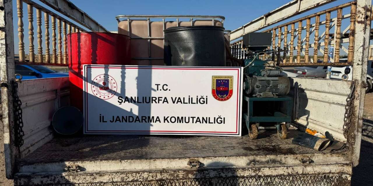 650 litre kaçak akaryakıt ele geçirildi