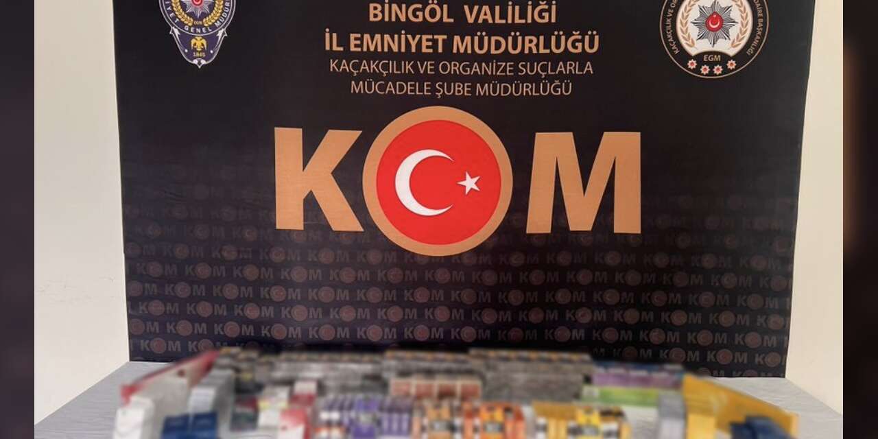 Bingöl’de kaçak sigara operasyonu