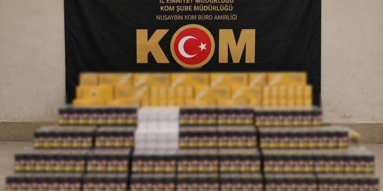 Mardin'de kaçak sigara operasyonu