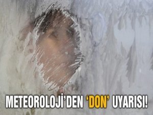 Meteoroloji, çiftçileri zirai dona karşı uyardı