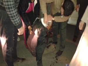 Aracın çarptığı engelli yurttaş yaralandı