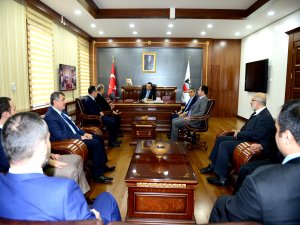 MÜSİAD HEYETİ  VALİ AKSOY’U ZİYARET ETTİ