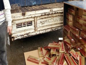 Mardin'de 22 bin 300 paket kaçak sigara ele geçirildi