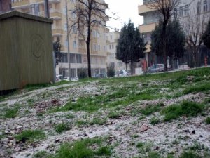 Midyat'ta Yağmur ve Dolu Hayatı Olumsuz Etkiledi