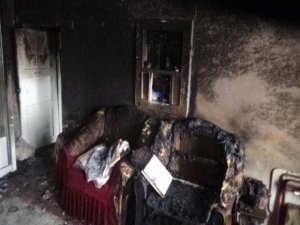 Kulp'ta korkutan yangın