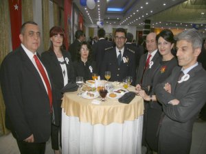 Diyarbakır polisi resepsiyonda buluştu