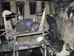 Şanlıurfa'da tekstil atölyesinde yangın