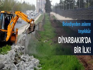 Büyükşehir Belediyesinden askere teşekkür