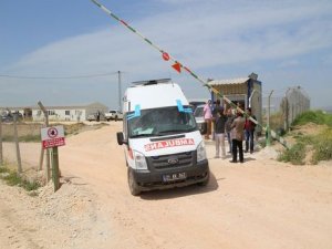 İşçiler için özel hava ambulansı ayarlandı