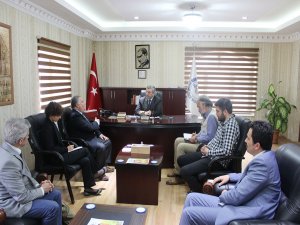 BM HEYETİNDEN MARDİN MÜFTÜSÜ COŞKUN’A ZİYARET