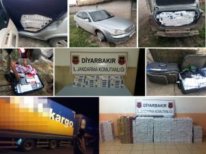 Jandarmadan kaçak sigara operasyonu