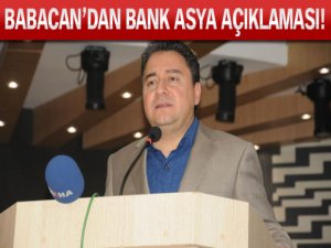 Başbakan Yardımcısı Ali Babacan Bank Asya'nın TMSF'ye devrini yorumladı