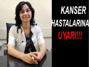 KANSER HASTALARINA ŞEKER UYARISI