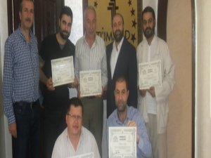 SERTİFİKALARINI ALDILAR