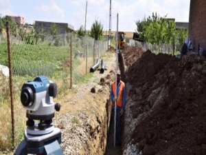 Bismil'de Altyapı Çalışmaları Sürüyor