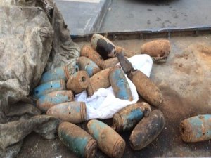 Hurdacıda 19 Adet Mühimmat Parçası Bulundu