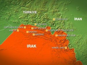 Kuzey Irak'taki kamplar vuruldu