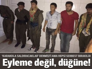 'Dağ kadrosu kıyafetiyle karakol basacaklardı' denilen gençler serbest bırakıldı