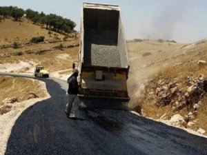 Hazro'da asfaltlama çalışmaları